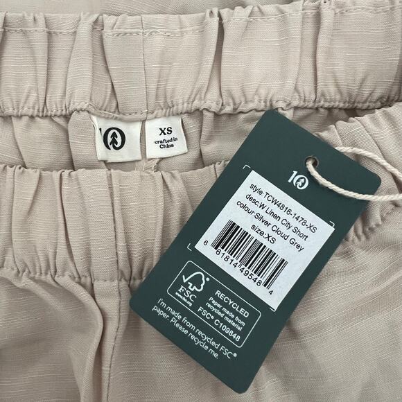 10 Tree Linen City Short tan side pockets - Picture 3 of 4